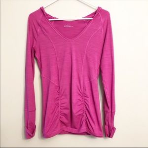 Zella Pullover Hoodie Fushia Workout Top S